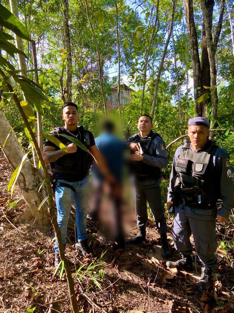 EM FERREIRA GOMES, POLÍCIAS CIVIL E MILITAR PRENDEM INDIVÍDUO EM FLAGRANTE ACUSADO PELA PRÁTICA DO CRIME DE HOMICÍDIO QUALIFICADO 